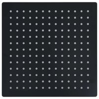 Regendouchekop vierkant 30x30 cm roestvrij staal zwart 2