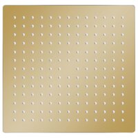 Regendouchekop vierkant 30x30 cm roestvrij staal goudkleurig 2