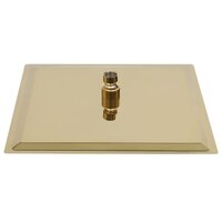 Regendouchekop vierkant 30x30 cm roestvrij staal goudkleurig 4