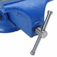 Bankschroef 150 mm gietijzer blauw 6