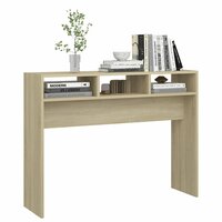 Wandtafel 105x30x80 cm bewerkt hout sonoma eikenkleurig 6