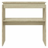 Wandtafel 80x30x80 cm bewerkt hout sonoma eikenkleurig 3