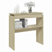 Wandtafel 80x30x80 cm bewerkt hout sonoma eikenkleurig 5