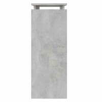 Wandtafel 80x30x80 cm bewerkt hout betongrijs 4