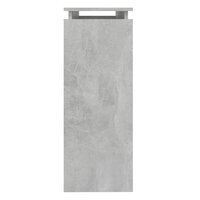 Wandtafel 102x30x80 cm bewerkt hout betongrijs 4