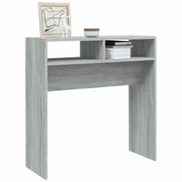 Wandtafel 78x30x80 cm bewerkt hout grijs sonoma eikenkleurig 6