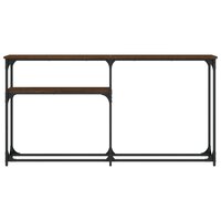 Wandtafel 145x22,5x75 cm bewerkt hout bruin eikenkleur 3