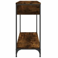 Wandtafel 100x34,5x75 cm bewerkt hout gerookt eikenkleurig 6