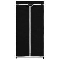 Kledingkasten 2 st 75x50x160 cm zwart 5
