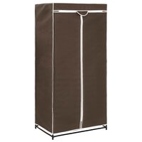 Kledingkasten 2 st 75x50x160 cm bruin 3