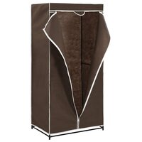 Kledingkasten 2 st 75x50x160 cm bruin 4