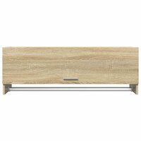 Kledingkast 100x32,5x35 cm bewerkt hout sonoma eikenkleurig 4