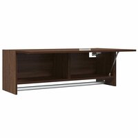 Kledingkast 100x32,5x35 cm bewerkt hout bruin eikenkleur 6