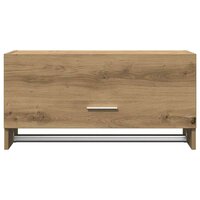 Kledingkast 70x32,5x35 cm bewerkt hout artisanaal eikenkleur 4