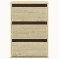 Ladekast 40x41x58 cm bewerkt hout sonoma eikenkleurig 4