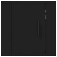Tv-wandmeubel 40x34,5x40 cm zwart 4