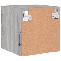 Tv-wandmeubel met LED-verlichting 30x28,5x30 cm grijs sonoma 8