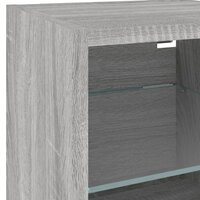 Tv-wandmeubel met LED-verlichting 30x28,5x30 cm grijs sonoma 10