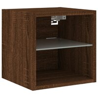 Tv-wandmeubel met LED-verlichting 30x28,5x30 cm bruineikenkleur 6