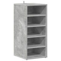 Schoenenkast 31,5x35x70 cm bewerkt hout betongrijs 2