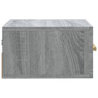 Nachtkastje wandgemonteerd 35x35x20 cm grijs sonoma eikenkleur 6