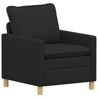 Bank Zwart Stof 2