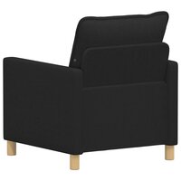 Bank Zwart Stof 5