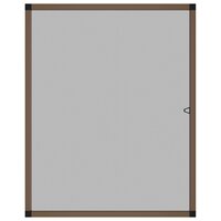 Insectenscherm voor ramen Bruin 130 x 150 cm 3