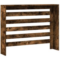 Radiatorombouw 104x20x82 cm bewerkt hout gerookt eikenkleurig 4