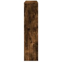 Radiatorombouw 175x20x82 cm bewerkt hout gerookt eikenkleurig 5