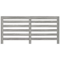 Radiatorombouw 175x20x82 cm bewerkt hout grijs sonoma eiken 3