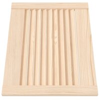 Kastdeuren met lamellen 2 st 39,5x49,4 cm massief grenenhout 3