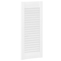 Kastdeuren louvre design 4 st 69x29,5 cm wit 7