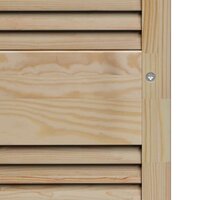 Kastdeur 2 pcs Naturel 140,5 x 2,1 x 39,5 cm Massief grenenhout 9