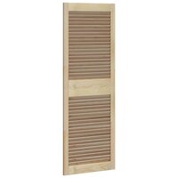 Kastdeur 2 pcs Naturel 49,5 x 2,1 x 140,5 cm Massief grenenhout 7