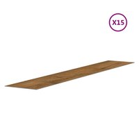 Wandpanelen houtlook 2,06 m&sup2; PVC bruin 5