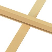 Binnendeur smal 83x201,5 cm gehard glas en aluminium goudkleur 8