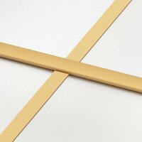 Schuifdeur 102,5x205 cm mat ESG-glas en aluminium goudkleurig 5