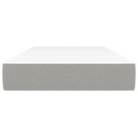 Pocketveringmatras medium 90x190x20 cm stof lichtgrijs 3