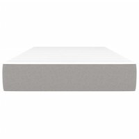 Pocketveringmatras medium 90x200x20 cm stof lichtgrijs 3