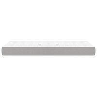Pocketveringmatras medium 90x200x20 cm stof lichtgrijs 4