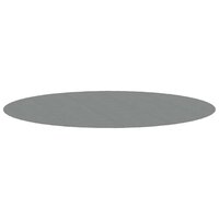 Zwembadgrondzeil &Oslash;550 cm polyester geotextiel lichtgrijs 2