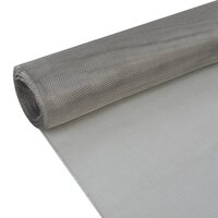 Gaas 100x500 cm roestvrij staal zilverkleurig 4