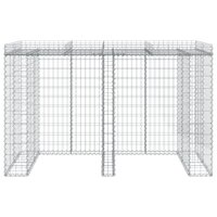 Schanskorf voor vuilnisbak 192x91x120 cm gegalvaniseerd ijzer 3