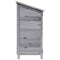 Tuinschuur Grijs 106,5 x 56 x 113,5 cm Bewerkt hout 6