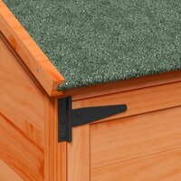 Tuinschuur Bruin 106,5 x 56 x 113,5 cm Bewerkt hout 8