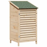Tuinschuur Naturel 59 x 56 x 113,5 cm Massief Vurenhout 2