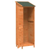 Tuinschuur Bruin 59 x 56 x 176 cm Massief Vurenhout 4