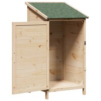 Tuinschuur Naturel 59,5 x 56 x 113,5 cm Bewerkt hout 4