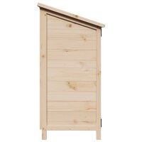 Tuinschuur Naturel 59,5 x 56 x 113,5 cm Bewerkt hout 6